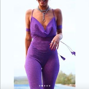 Purple jumpsuit